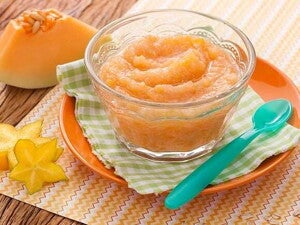Mingauzinho de Melão Orange com Carambola