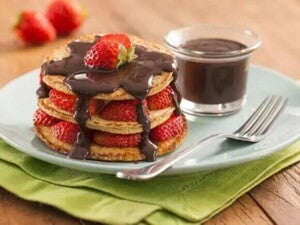 Panquequinha com Calda de Chocolate de Ascenda®