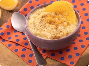 Arroz-doce de Laranja