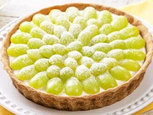 Torta de Leite Ninho e Uva