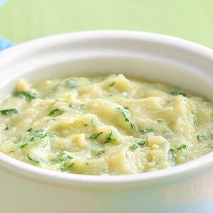 Creminho de batata e agrião