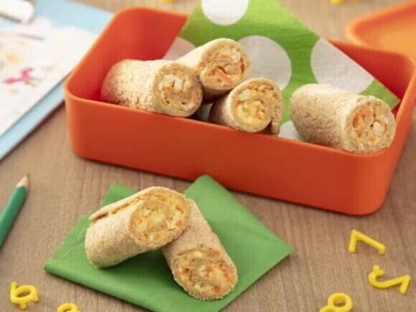 Enroladinho de Cenoura e Ovo com NINHO Fases 3+