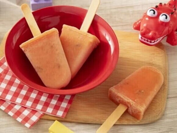 PICOLÉ DE BANANA E MAMÃO COM NINHO FASES 1+