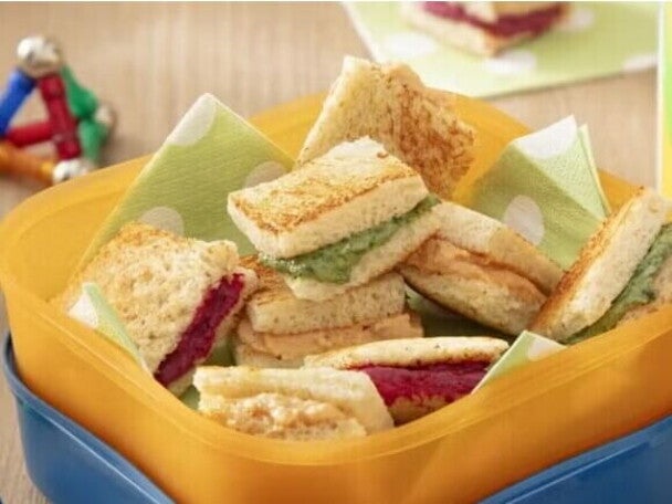 Sanduichinhos coloridos com NINHO Fases 3+