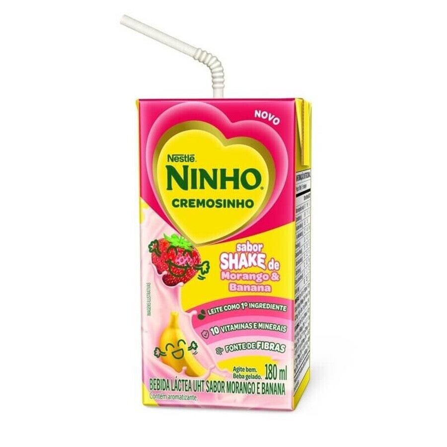 Shake de Morango e Banana