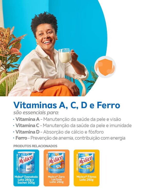 Vitaminas A, C, D e Ferro banner mobile
